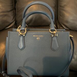 Michael Kors blue (medium-sized) sachel